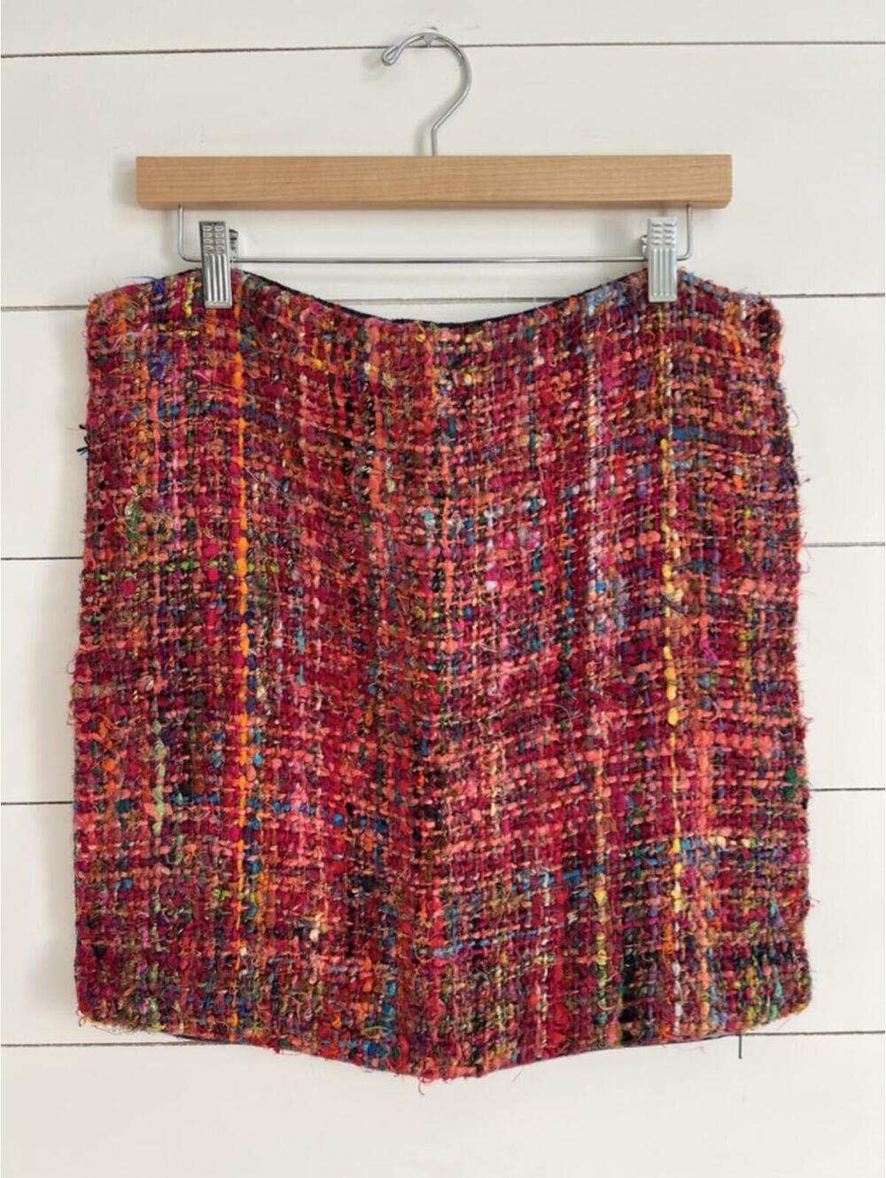 Crate & Barrel Pintura Pillow Sari Silk Woven 18x18 pillow cover Boho Artsy